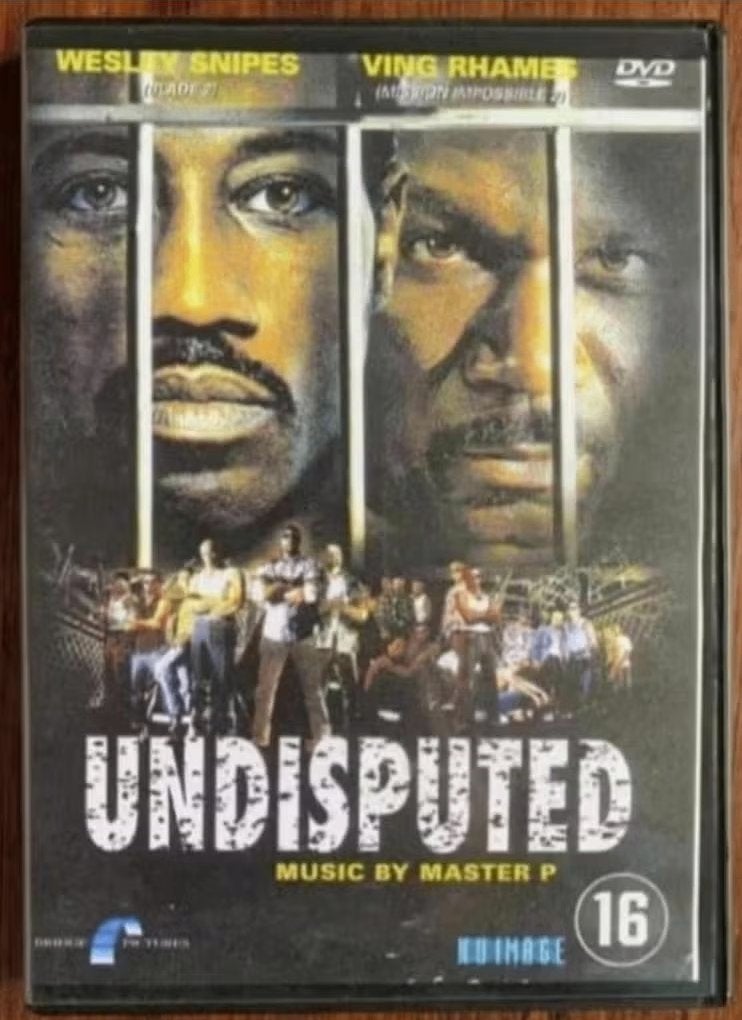 DVD Undisputed met Wesley Snipes en Ving Rhames; Master P, Cd's en Dvd's, Dvd's | Actie, Zo goed als nieuw, Actie, Vanaf 16 jaar