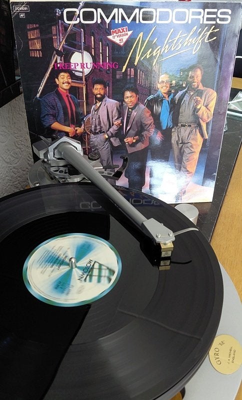Commodores – Nightshift  (Maxi-Single), Cd's en Dvd's, Vinyl Singles, Gebruikt, R&B en Soul, Overige typen, Beschermende buitenhoes