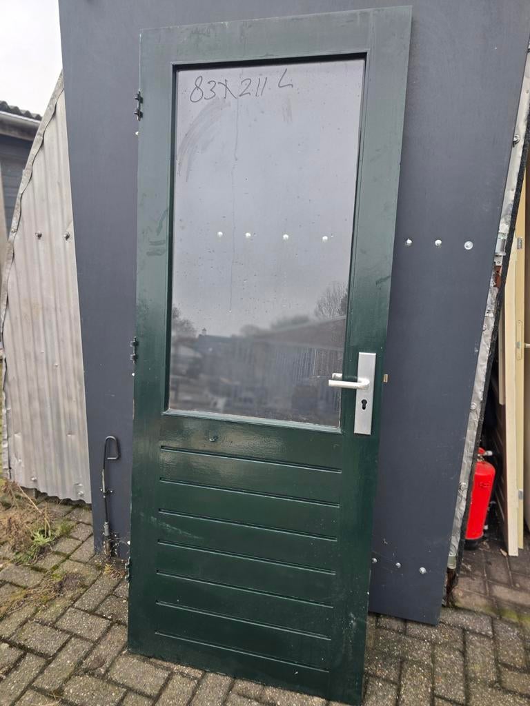 Achterdeur  verschillende, Doe-het-zelf en Verbouw, Deuren en Horren, Ophalen, Gebruikt, Buitendeur, 200 tot 215 cm