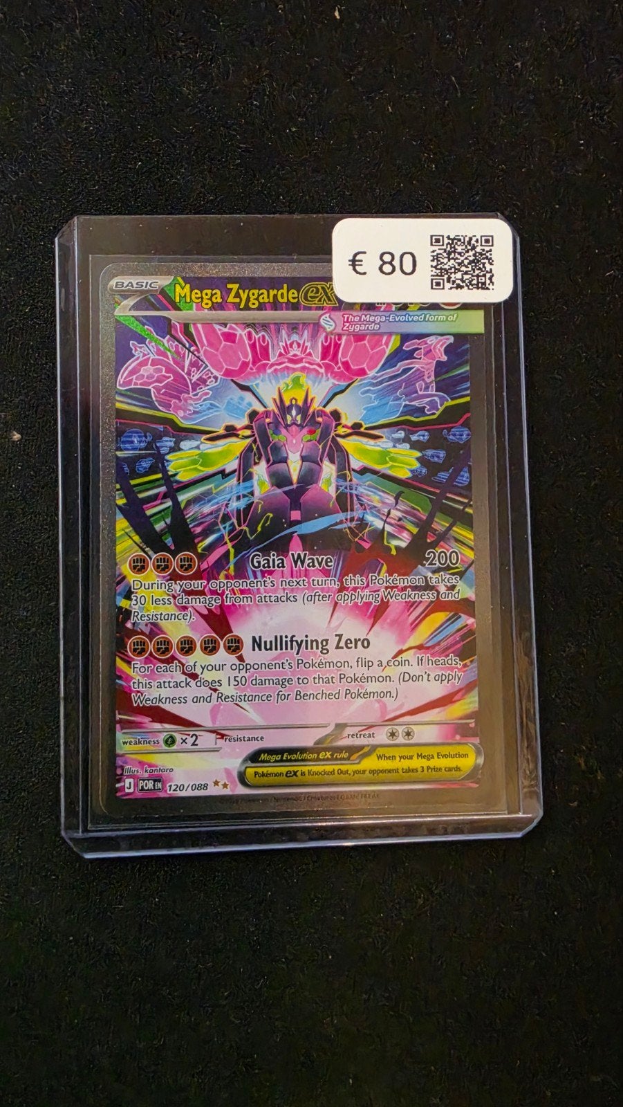 Mega Zygarde EX Pokémon kaart 120/088, Ophalen of Verzenden