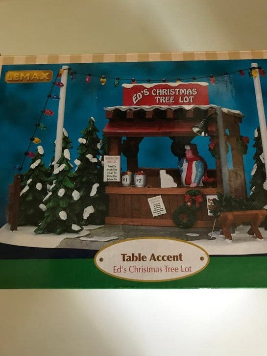 Lemax Ed’s Christmas Tree Lot. tafelaccent, Diversen, Kerst, Ophalen of Verzenden