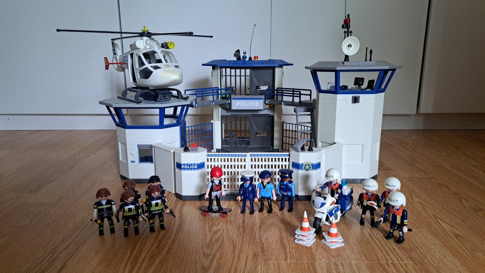 Playmobil Politiebureau 6919 + EXTRA'S!, Kinderen en Baby's, Speelgoed | Playmobil, Ophalen, Gebruikt, Complete set, Overige typen