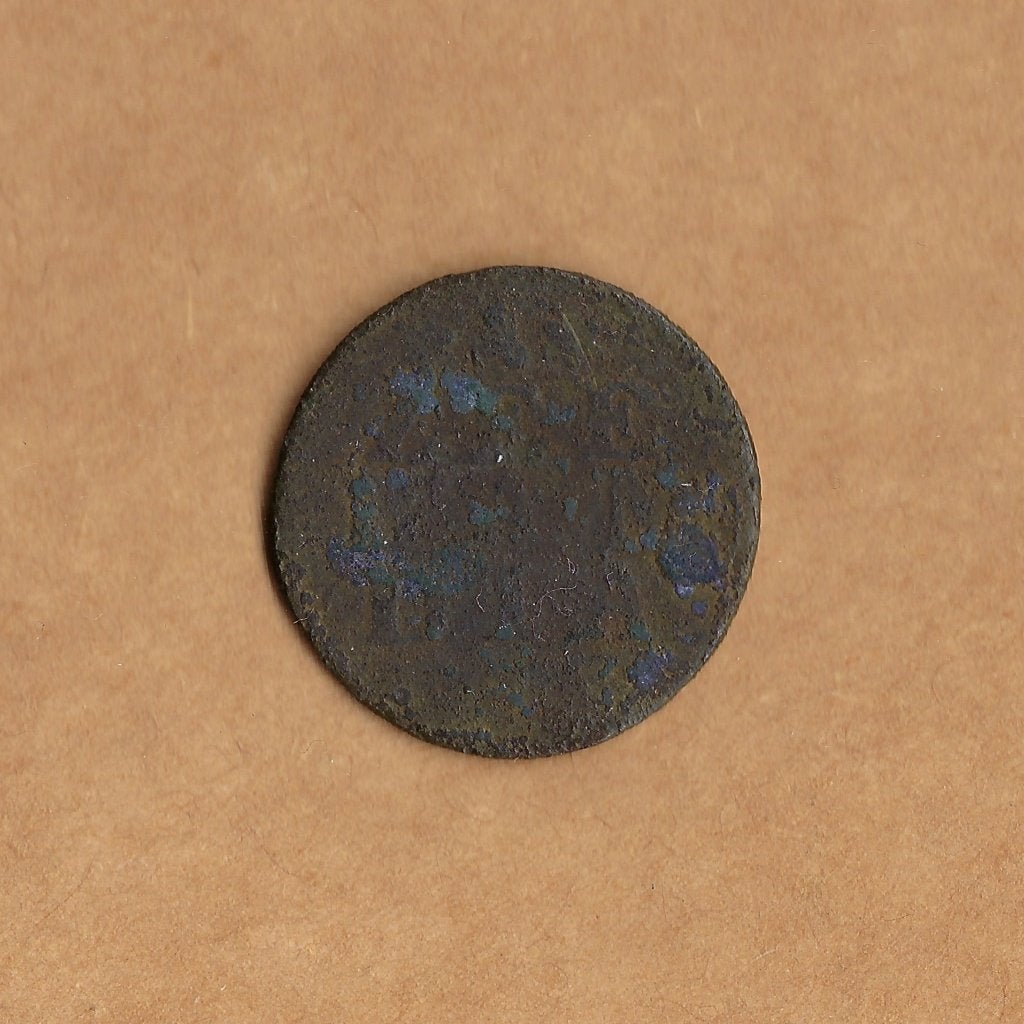 Duit Zeelandia 1724-1766, Postzegels en Munten, Ophalen of Verzenden, Vóór koninkrijk, Overige waardes, Losse munt