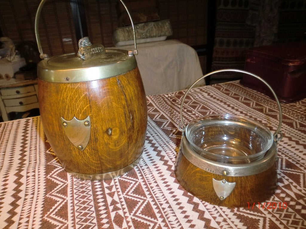 antieke koekjes en suikerpot, Ophalen of Verzenden