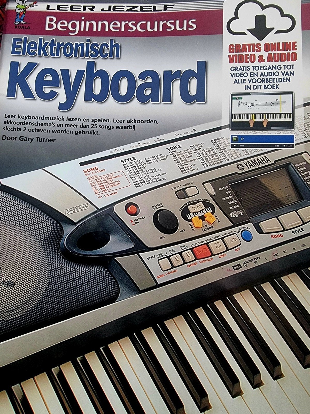Leer Jezelf Elektronisch Keyboard  online ondersteund Key 15, Muziek en Instrumenten, Verzenden, Les of Cursus, Zo goed als nieuw