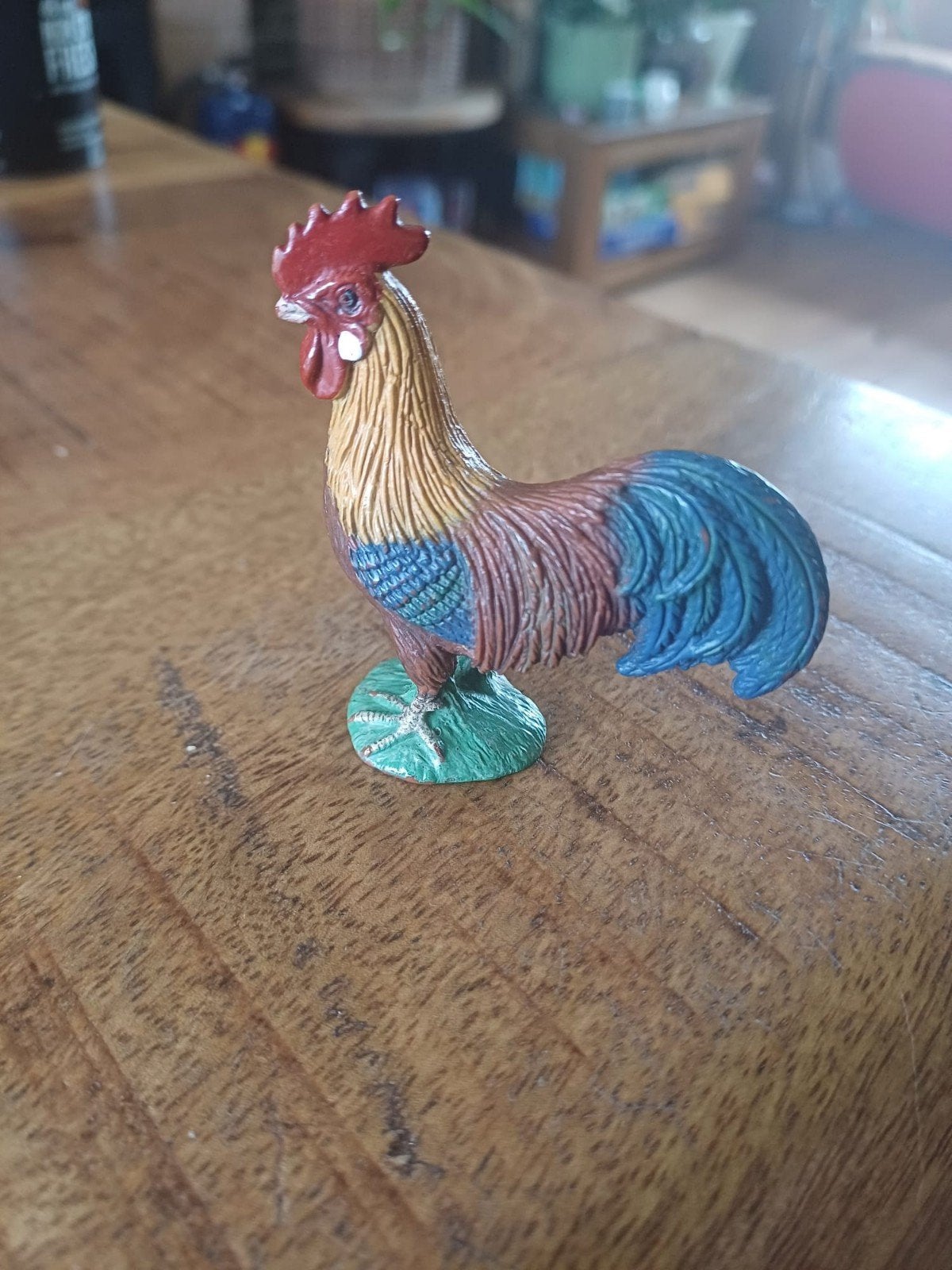 Schleich haan, Verzamelen, Dierenverzamelingen, Ophalen of Verzenden, Zo goed als nieuw, Boerderijdier, Beeldje of Figuurtje