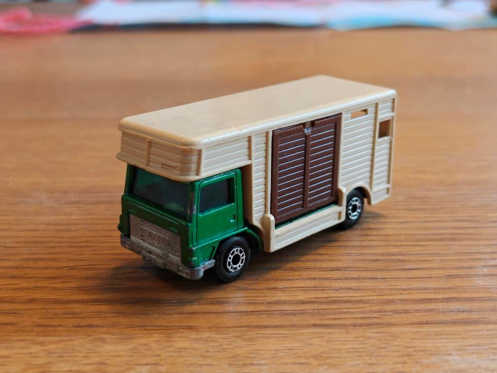 Matchbox Horse Box GROEN, Ophalen of Verzenden, Zo goed als nieuw, Auto
