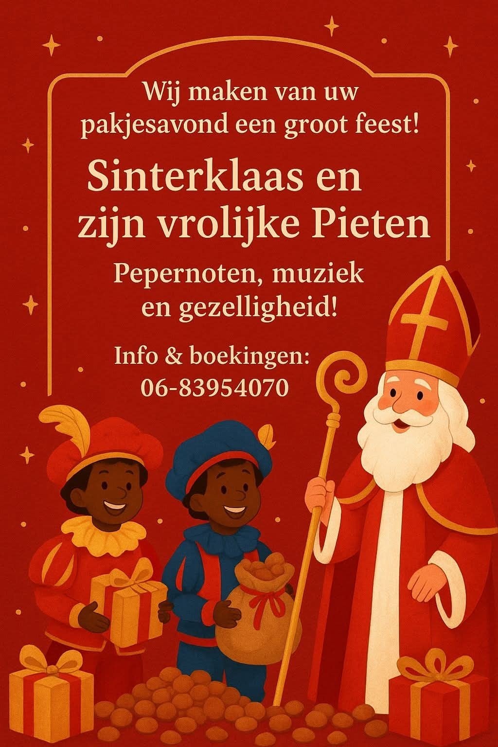sint en piet bij u thuis op bezoek, Ophalen of Verzenden