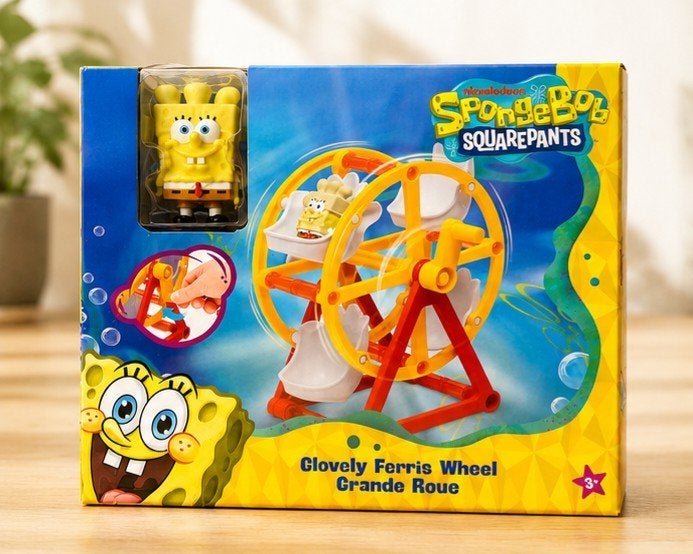 SpongeBob SquarePants Glovely Ferris Wheel met pop, Ophalen of Verzenden, Nieuw