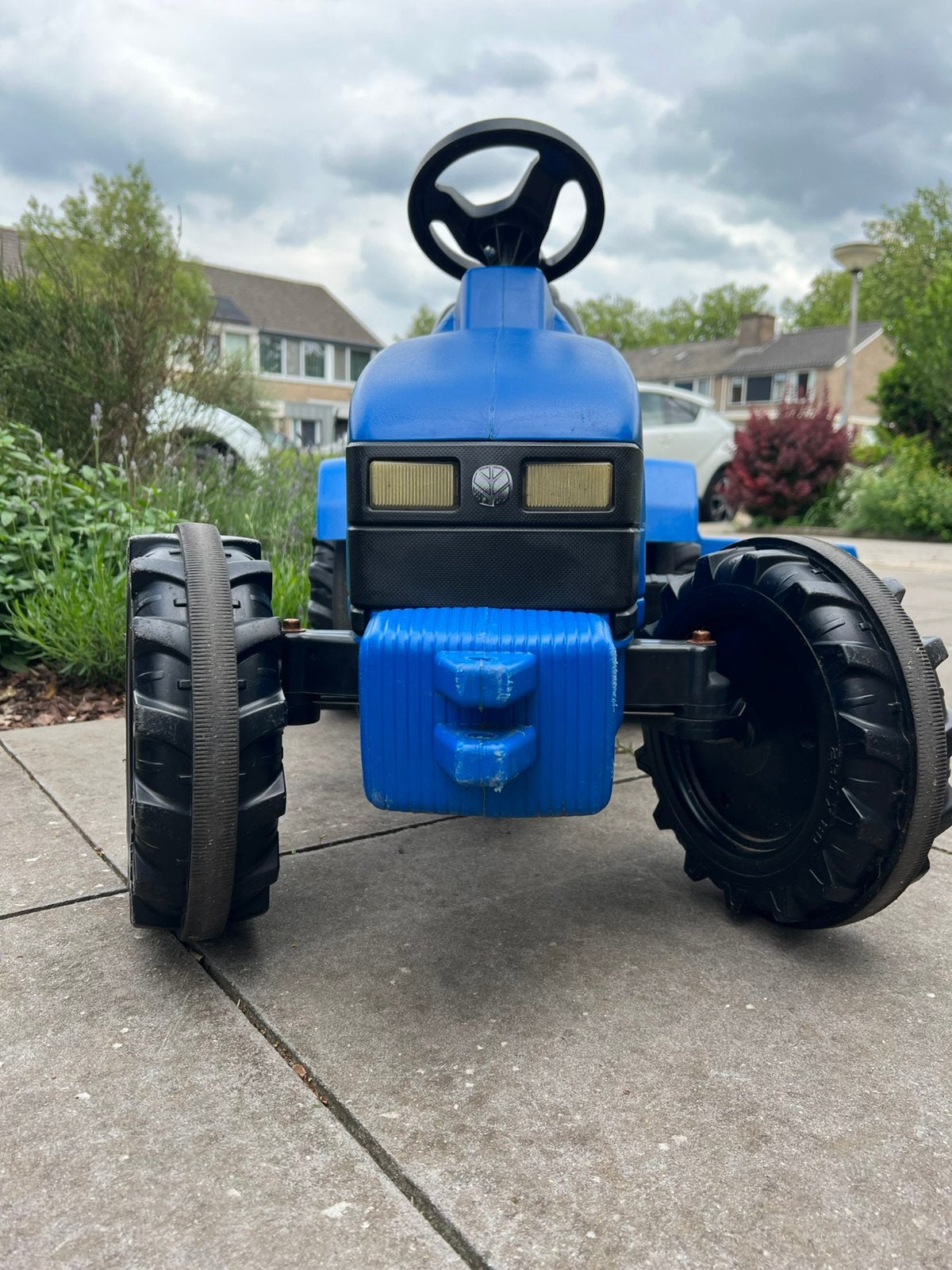 Super nette blauwe traptrekker met kar! Rolly toys, Ophalen, Zo goed als nieuw, Overige merken