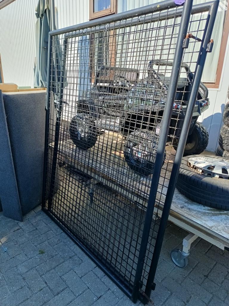 2x hekwerk plus dubbele poort., Tuin en Terras, Ophalen, IJzer