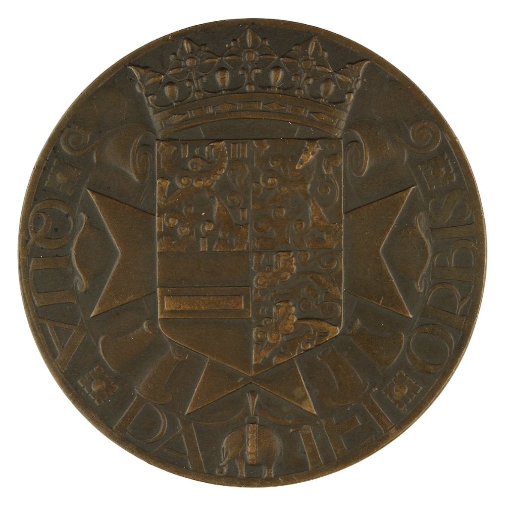 Dubbel VPK 1929 Chris vd Hoef : Johan Maurits van Nassau, Postzegels en Munten, Verzenden, Brons, Nederland