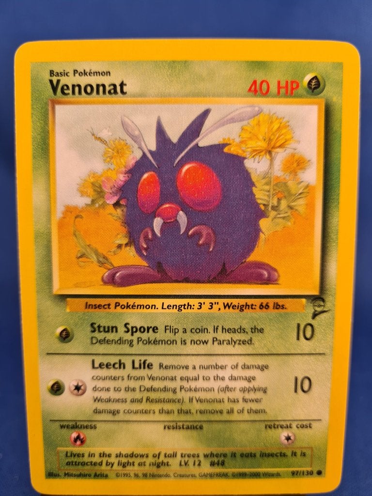 Venonat 97/130 - Base Set 2, Verzenden, Gebruikt