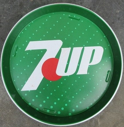 7 up dienblad, Verzamelen, Ophalen of Verzenden, Zo goed als nieuw, Gebruiksvoorwerp