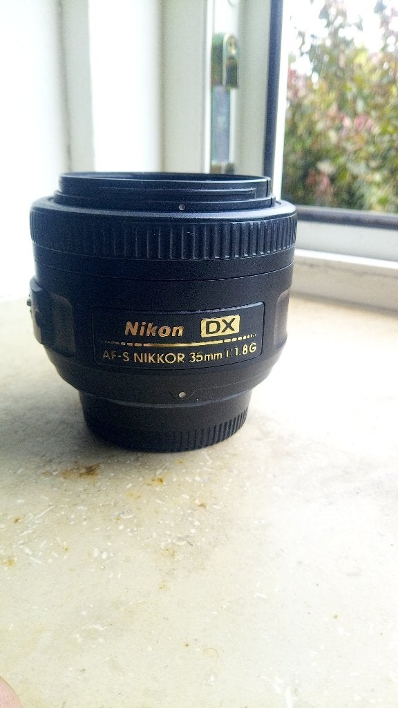 Nikon 35mm f1.8G, Audio, Tv en Foto, Fotografie | Lenzen en Objectieven, Ophalen, Nikon, Zo goed als nieuw, Macrofunctie