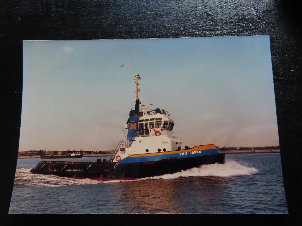 foto "Smit Japan" Smit & co, Verzamelen, Scheepvaart, Ophalen of Verzenden, Gebruikt, Motorboot, Kaart, Foto of Prent