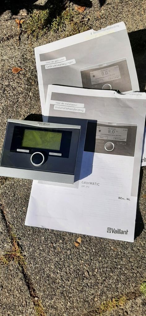 Vaillant Calormatic VRT 370 Thermostaat met handleiding, Ophalen, Slimme thermostaat, Gebruikt