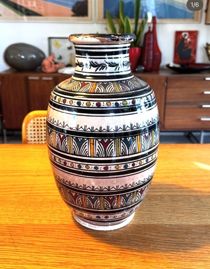 Marokkaanse vintage vaas safi, Ophalen of Verzenden