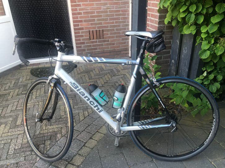 Bianchi racefiets, 28 inch, Gebruikt, Velgrem, 57 tot 61 cm