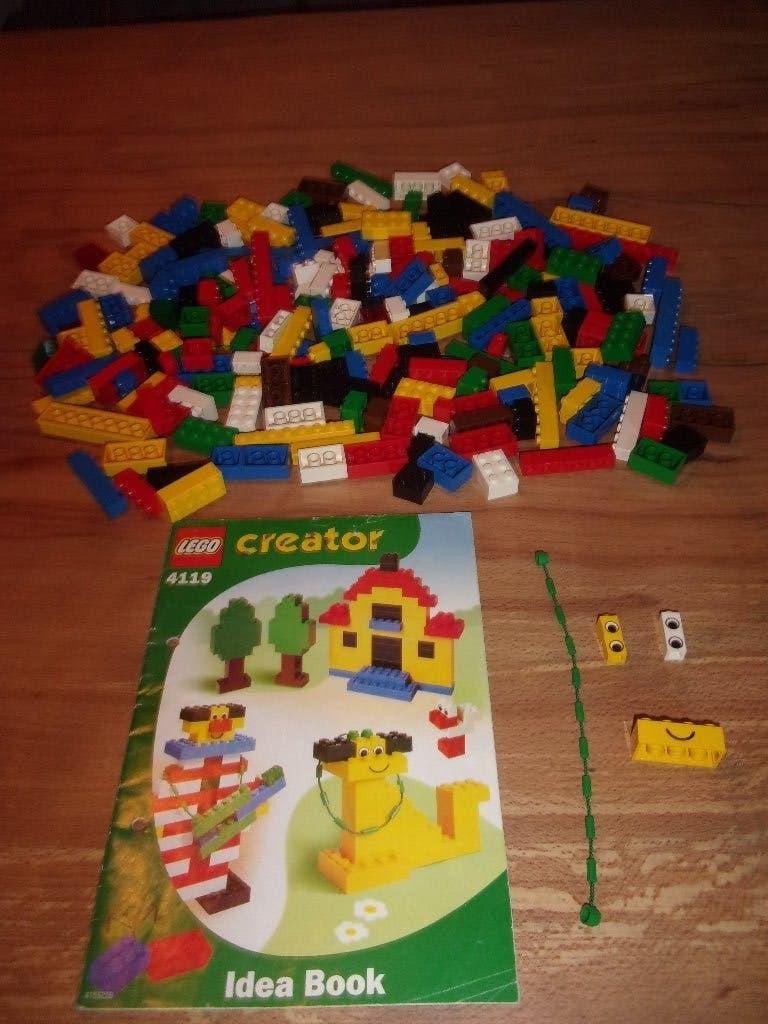 Lego Creator 4119-1 Regular & Transparant Bricks uit 2001, Gebruikt, Lego, Compleet, Ophalen of Verzenden