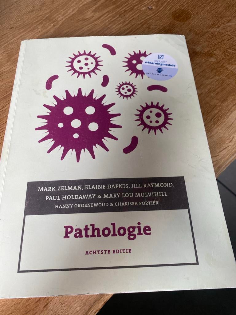 Pathologie - Achtste Editie (Zelman, Dafnis, Raymond), Boeken, Ophalen of Verzenden, Beta, Zo goed als nieuw, HBO