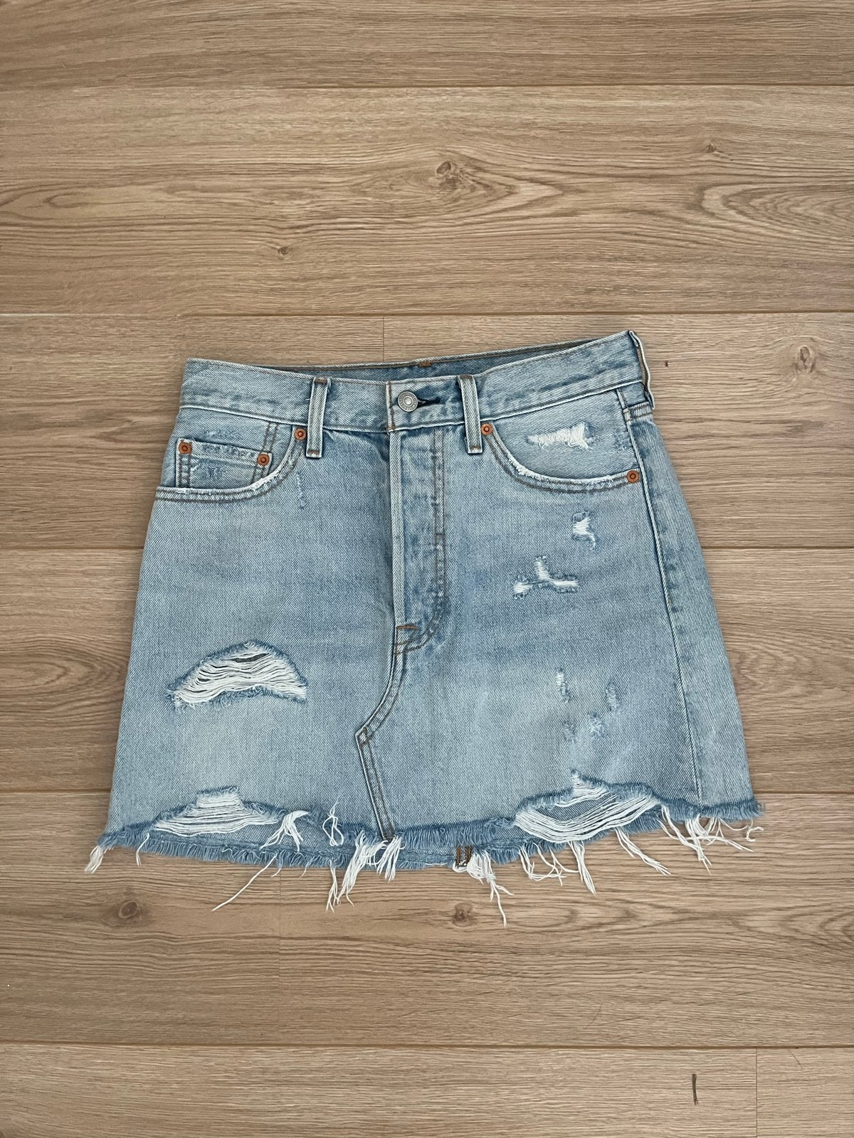 Levi's spijkerrok maat 26 - Zo goed als nieuw, Kleding | Dames, Rokken, Blauw, Ophalen of Verzenden, Zo goed als nieuw, Maat 34 (XS) of kleiner