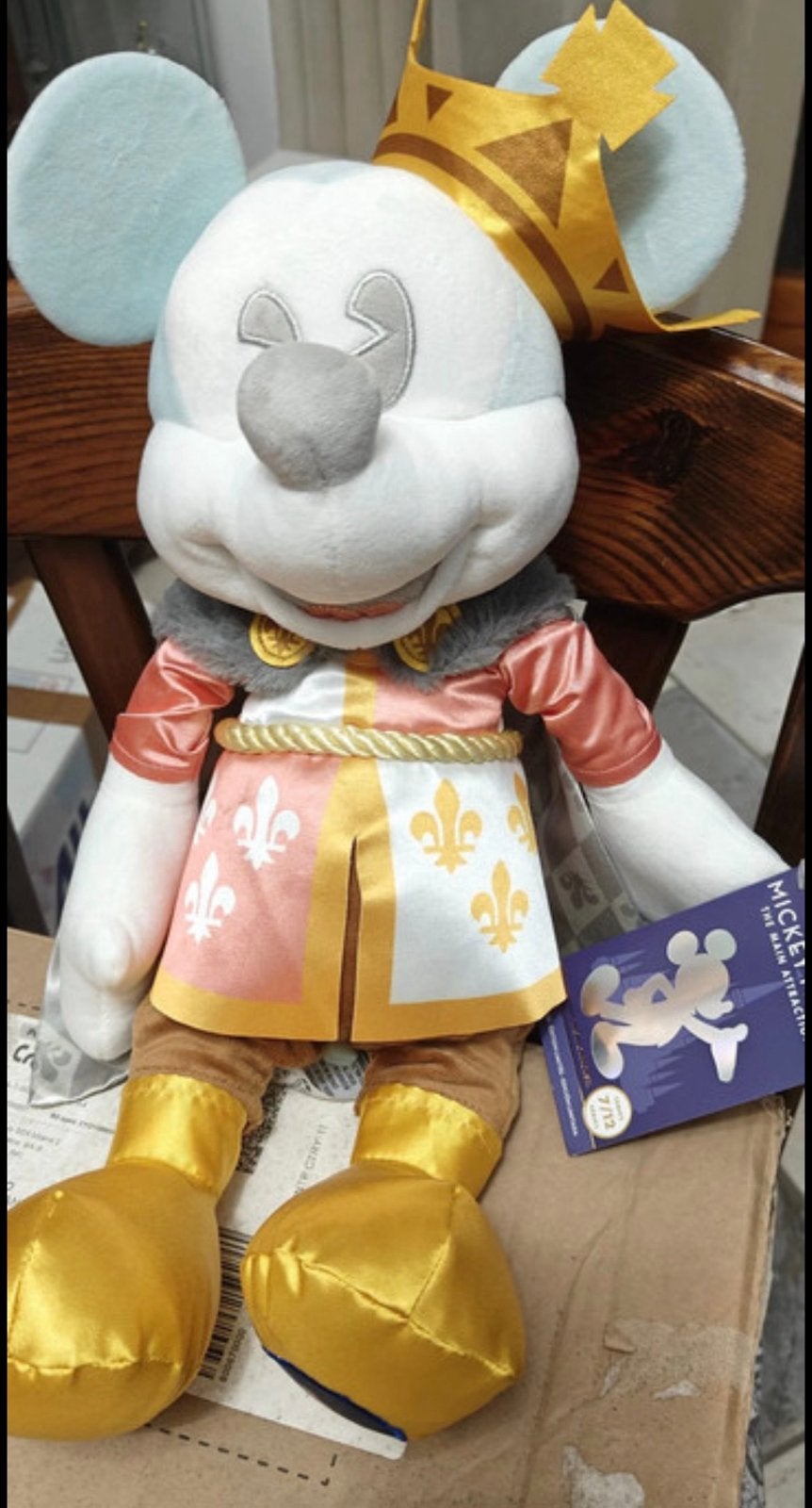 Nieuwe Disney Mickey Mouse The Main Attraction Knuffel, Disney, Ophalen of Verzenden, Nieuw, Met label