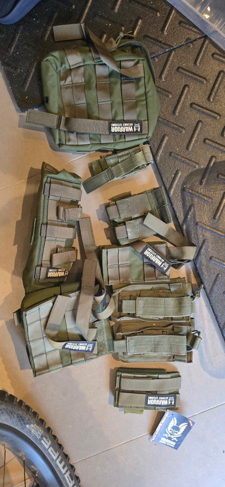 warrior assault set.OD, Ophalen of Verzenden, Landmacht, Nederland, Embleem of Badge