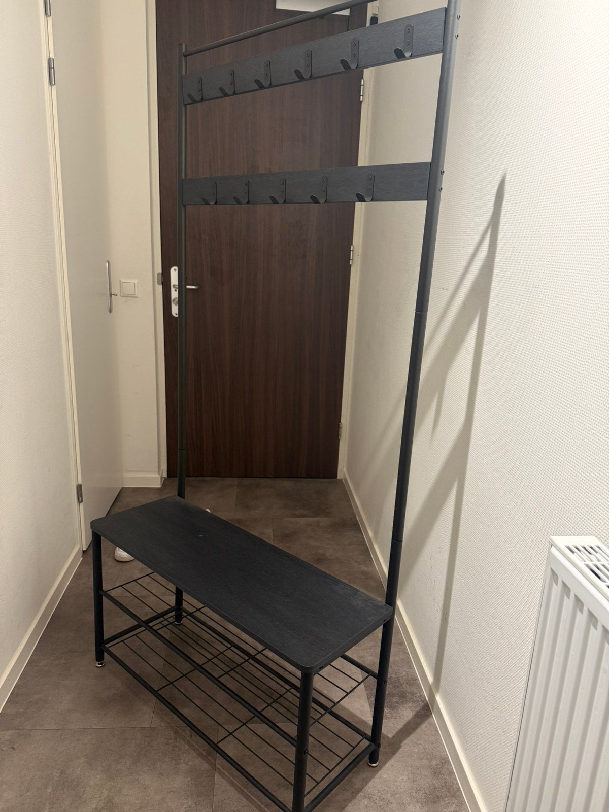 Schoenenrek+kapstok, Zo goed als nieuw, Minder dan 100 cm, Metaal, Ophalen