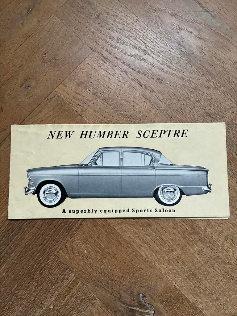 Humber Sceptre brochure, Ophalen of Verzenden, Zo goed als nieuw, Overige merken