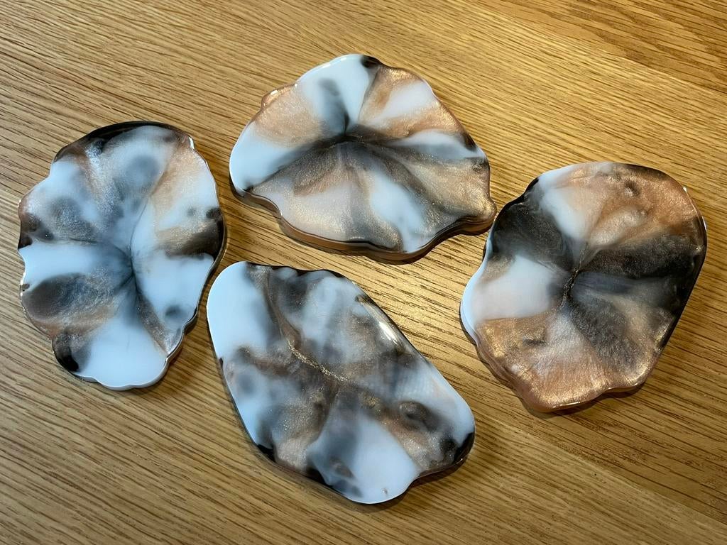 Luxe tiger epoxy onderzetters set !, Ophalen of Verzenden, Nieuw
