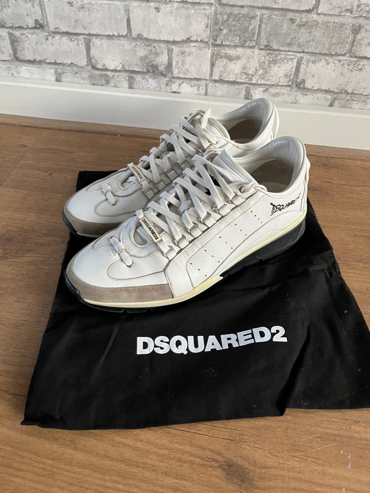 Dsquared2 Sneakers - Nw.pr. 300.- euro - 100% Origineel, Kleding | Heren, Dsquared2, Wit, Ophalen of Verzenden, Sneakers of Gympen