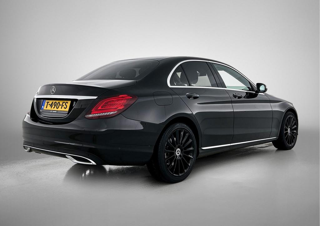 Mercedes-Benz C-Klasse 180 Advantage Pack Achteruitrijcamera, Auto's, Mercedes-Benz, Automaat, 12 maanden, Leder en Stof, Zwart