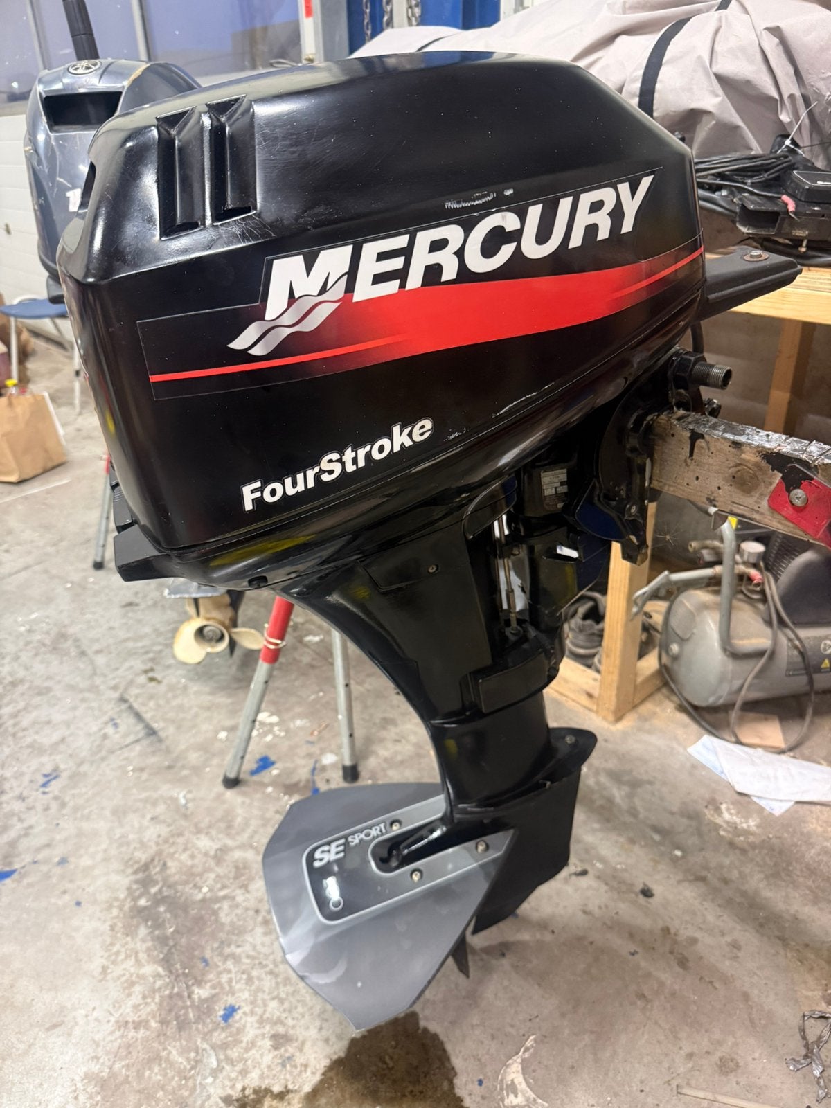 Mercury 9.9 pk 4-takt langstaart, Ophalen of Verzenden, Zo goed als nieuw