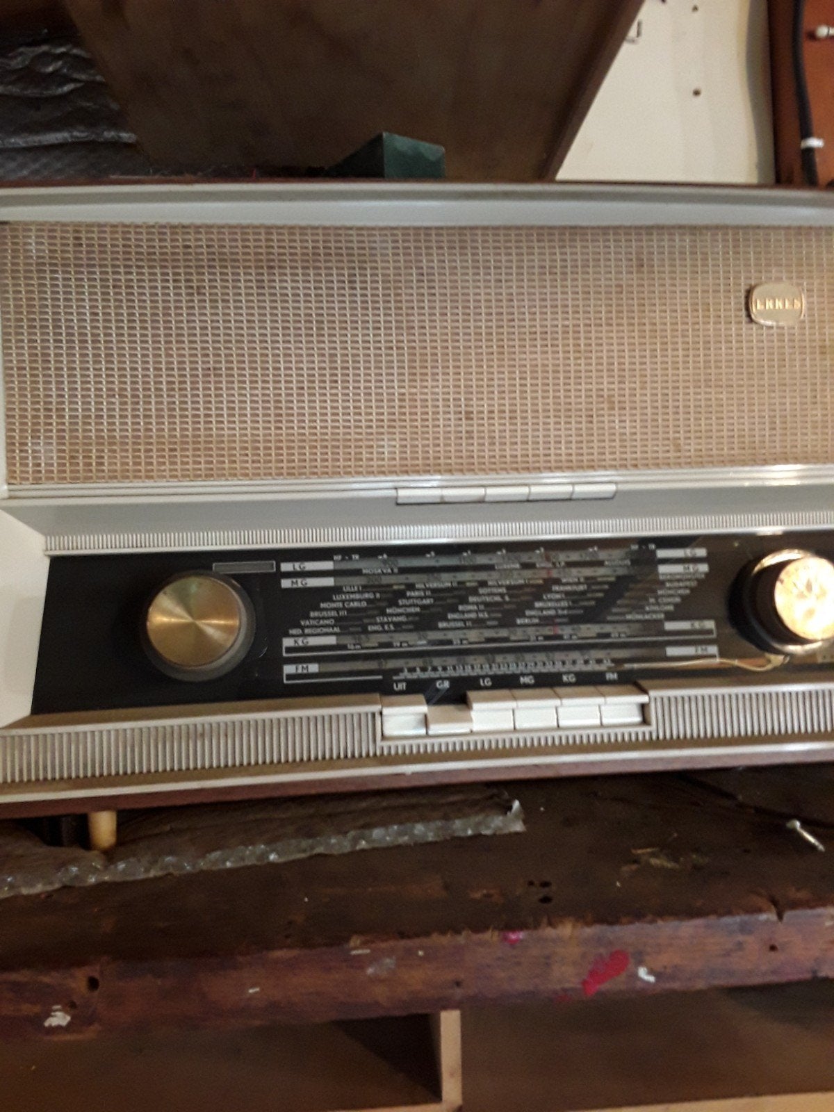 oude TV en radio, Ophalen
