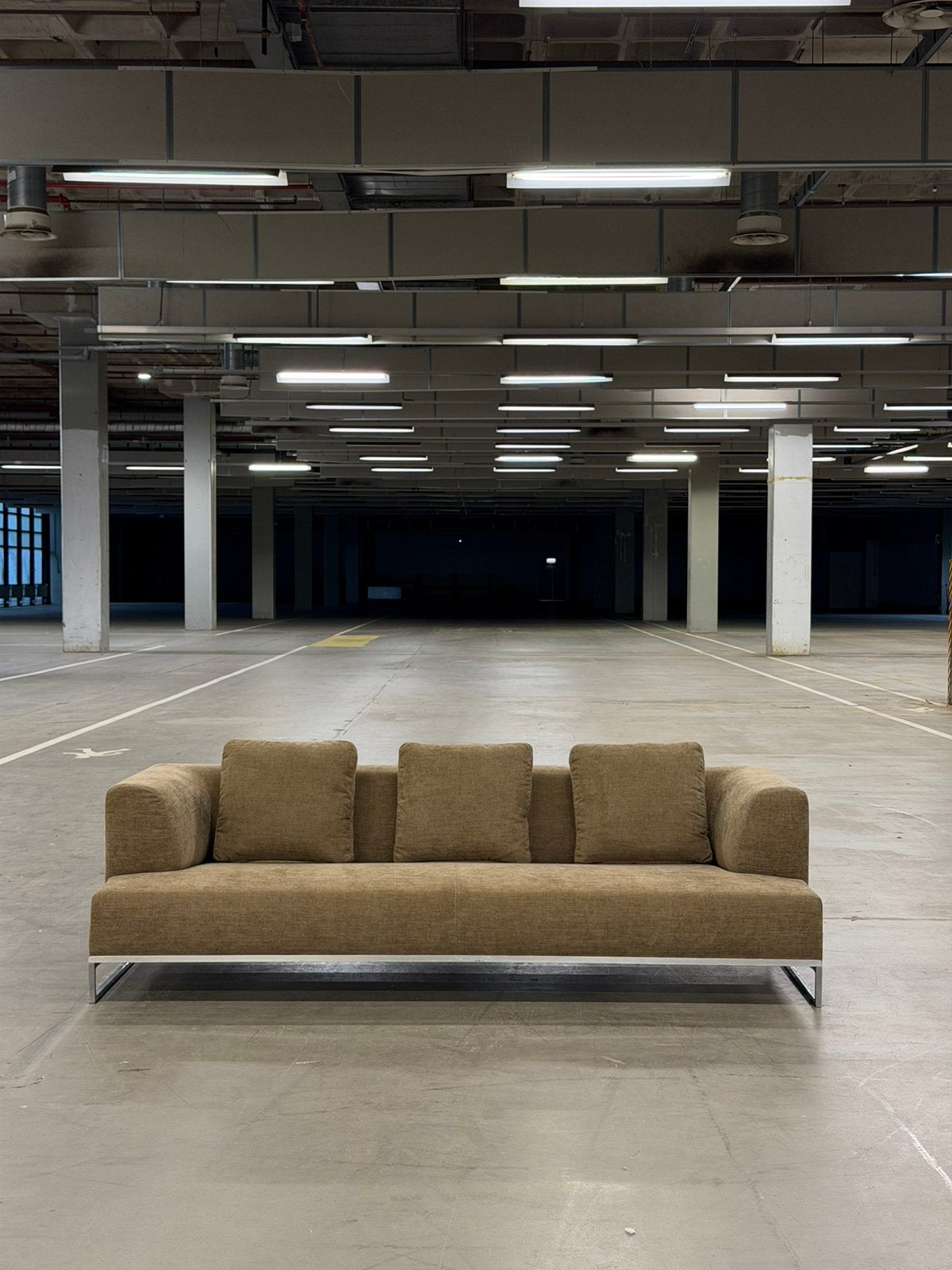 B&B Italia Solo Bank | 3-zits | NIEUWSTAAT + Garantie, Huis en Inrichting, Metaal, Driepersoons, 75 tot 100 cm, Ophalen of Verzenden