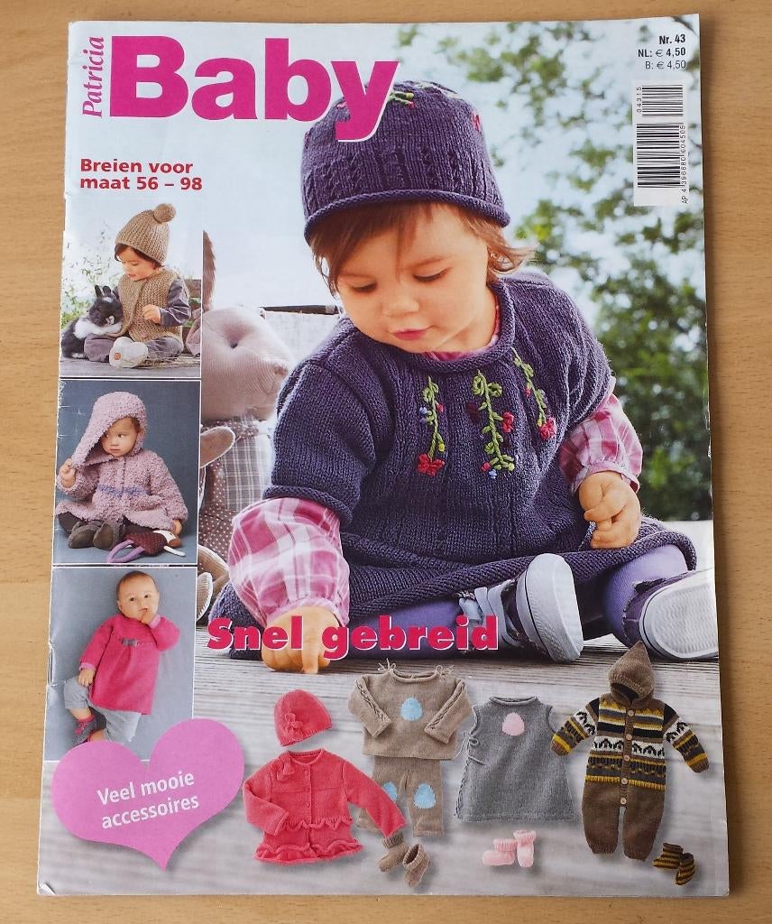 Breien - Patricia Baby nr.43 - 2015, Gebruikt, Ophalen of Verzenden, Breien, Patroon of Boek