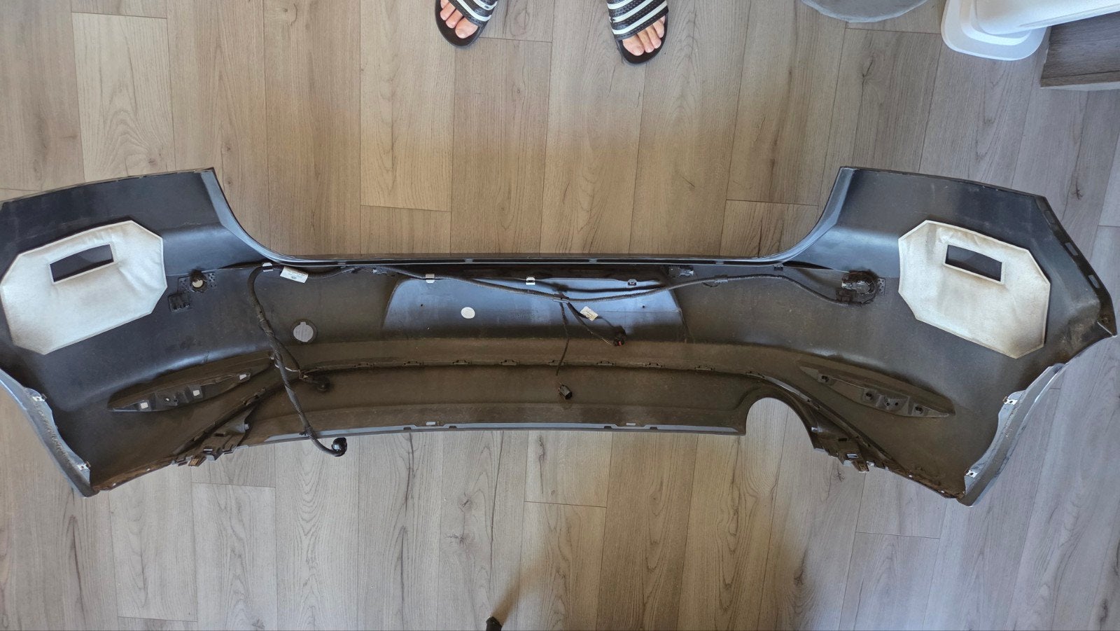 Achterbumper Golf 7  Met schade, Ophalen