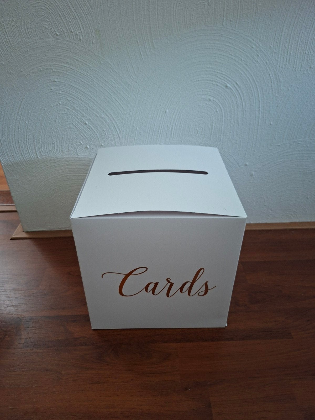 Witte kaartenbox met 'Cards' opdruk, Ophalen, Nieuw, Overige thema's, Overige typen