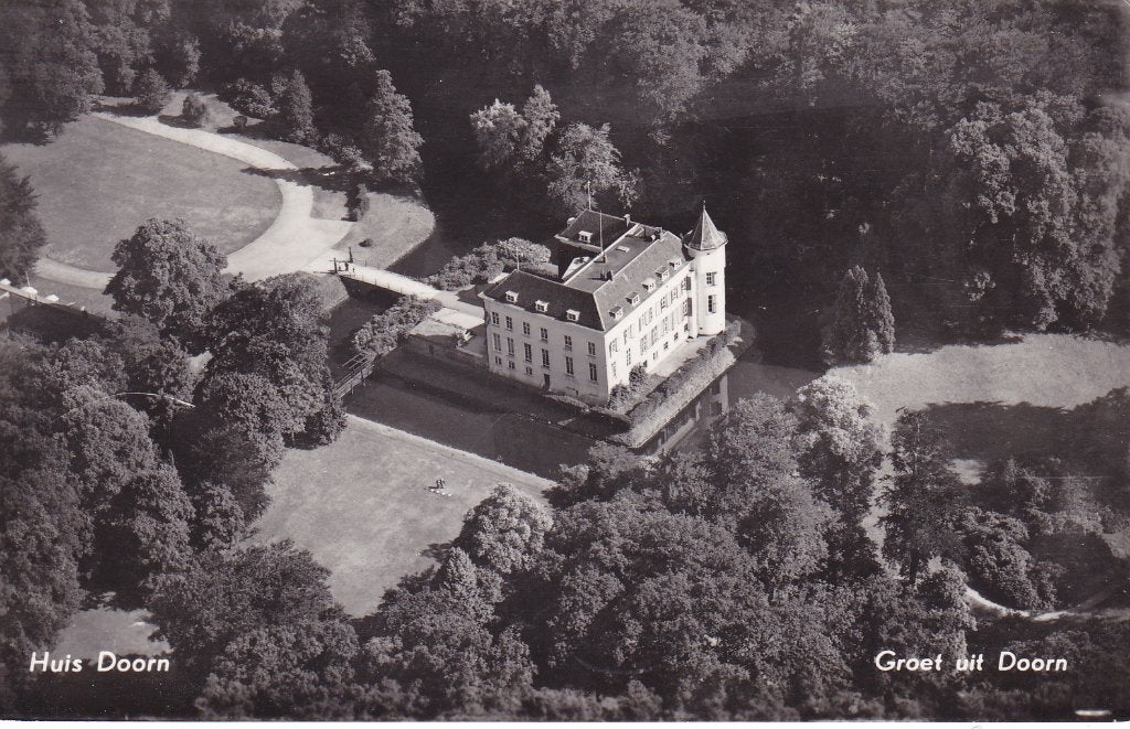 Hoorn. Ansichtkaart Huis Doorn - (Echte Foto), Verzenden, 1940 tot 1960, Gelopen, Utrecht
