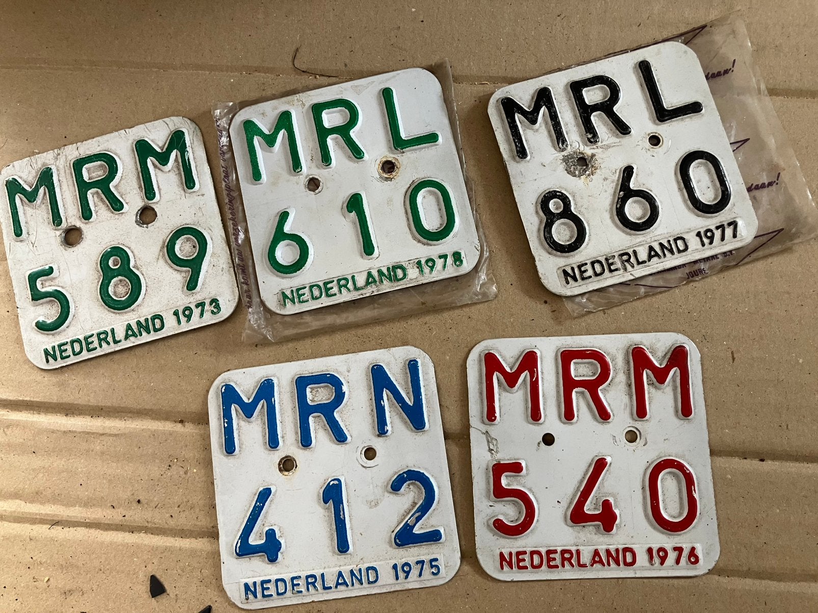 Bromfietsplaatjes jaren 70, Ophalen of Verzenden, Zo goed als nieuw