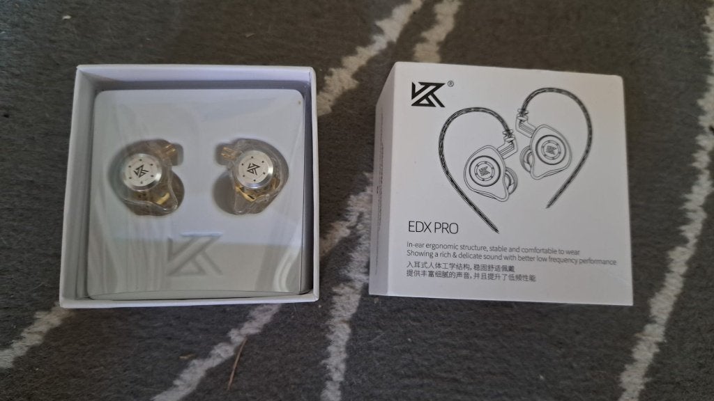 KZ EDX PRO in ear oordopjes, Audio, Tv en Foto, Koptelefoons, In-ear, Zilver, Zo goed als nieuw, Ophalen