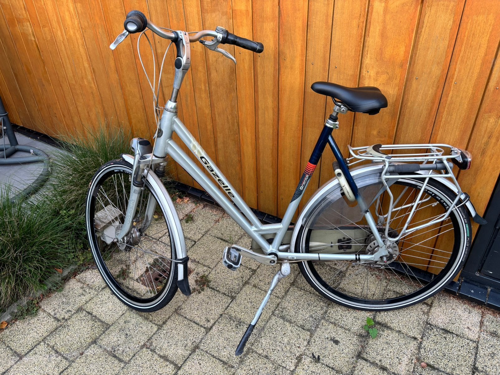 Gazelle chamonix damesfiets 61 cm, Fietsen en Brommers, Ophalen, Gebruikt, Versnellingen, 56 cm of meer