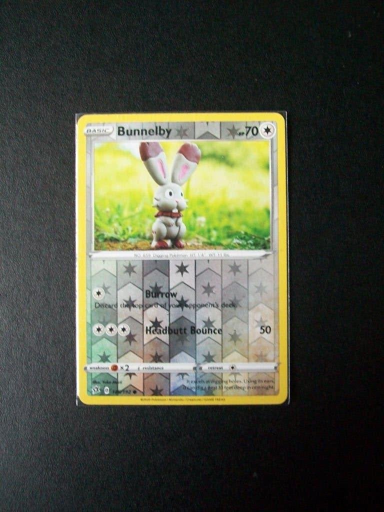 2653: Nieuwe Pokemon Kaart holofoil BUNNELBY hp 70 (146/192), Verzenden, Nieuw, Losse kaart, Foil