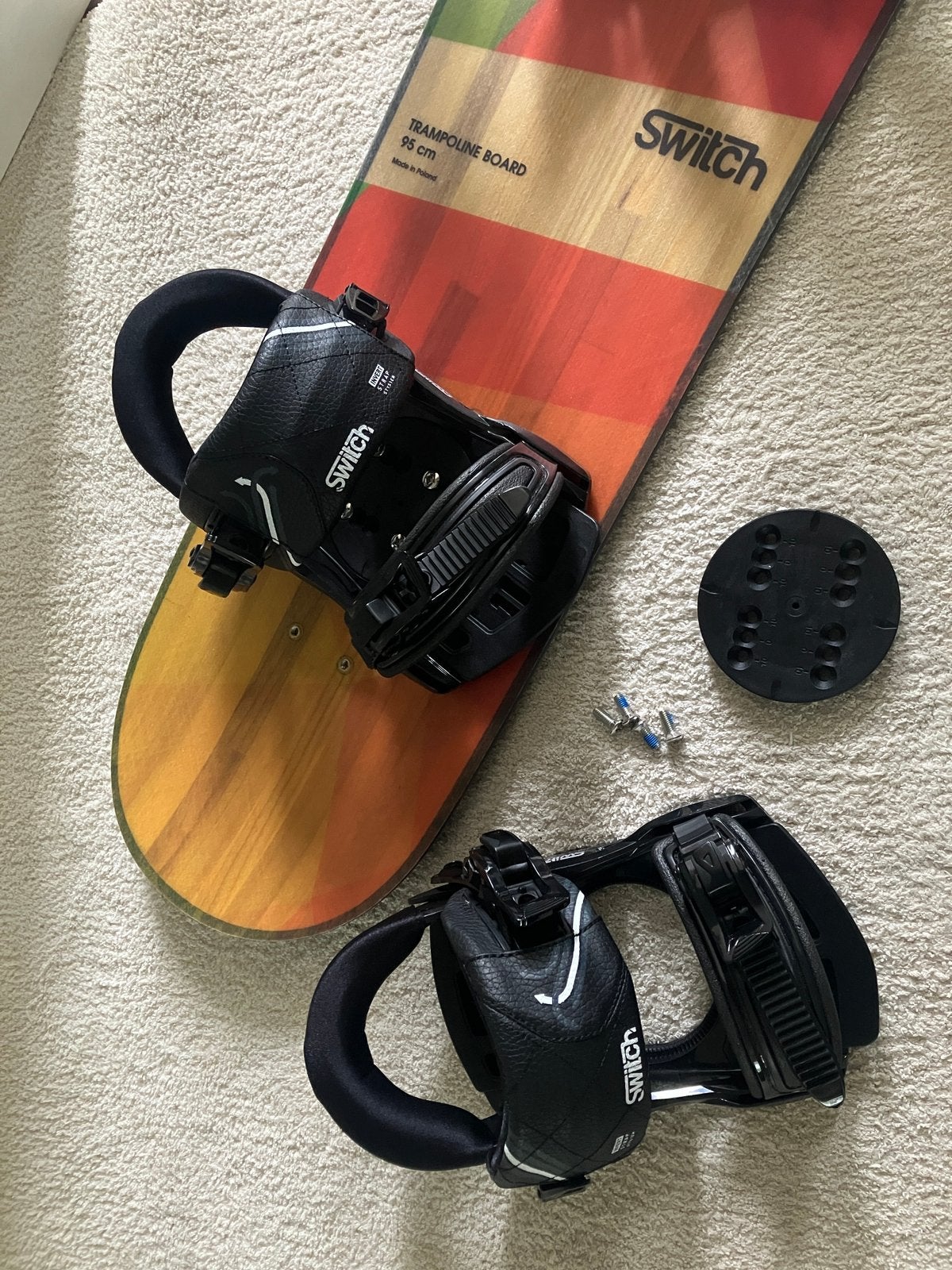 Trampoline board bindingen Switch maat 38-48, Ophalen of Verzenden, Nieuw, Bindingen