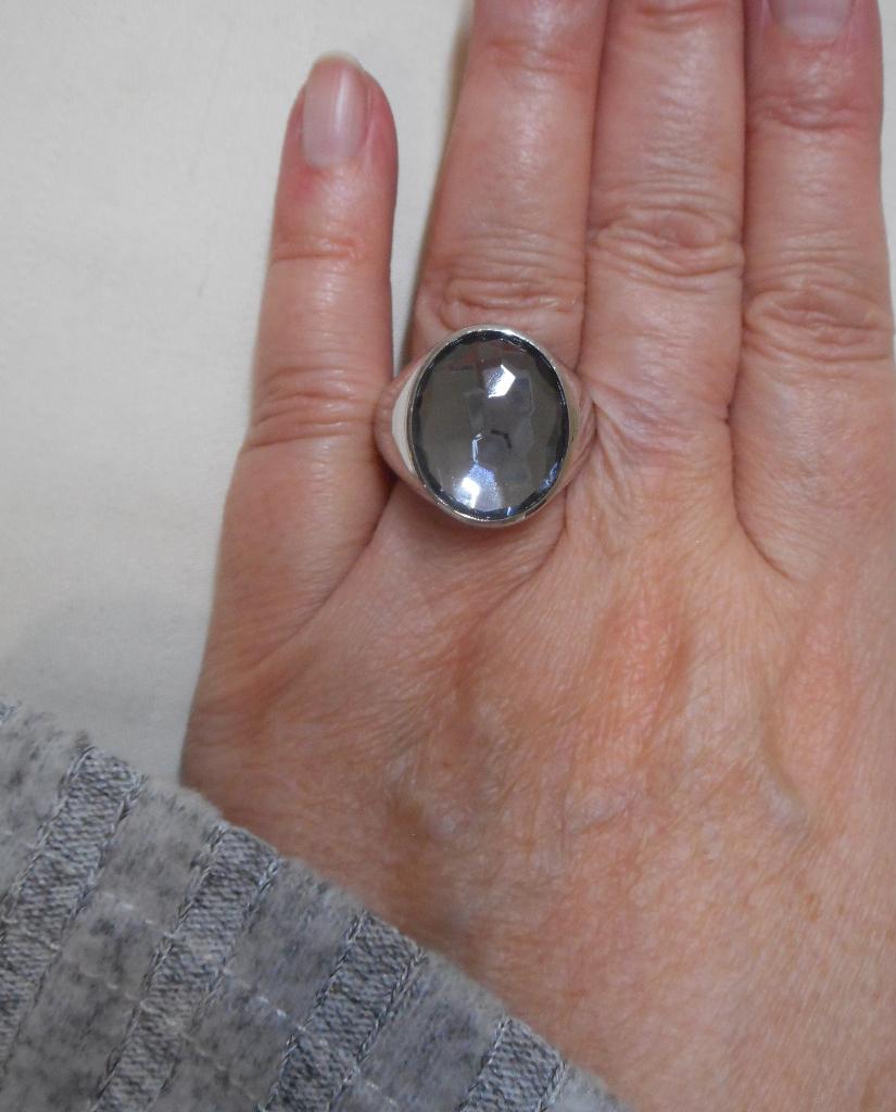 Zilveren royale Ti Sento ring maat 17.75 nr.793