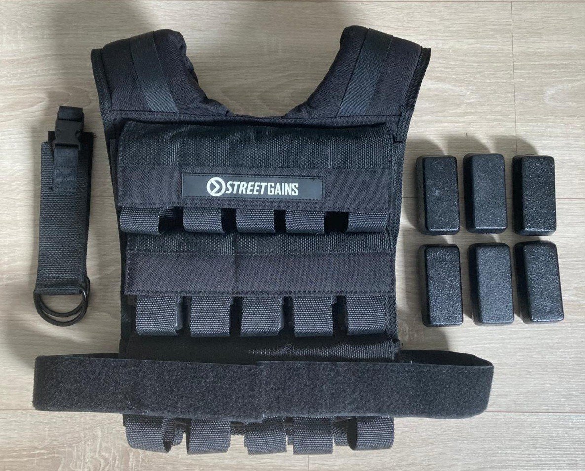 Verstelbaar Gewichtsvest Streetgains 1-30 kg, Ophalen, Zo goed als nieuw, Benen, Overige typen