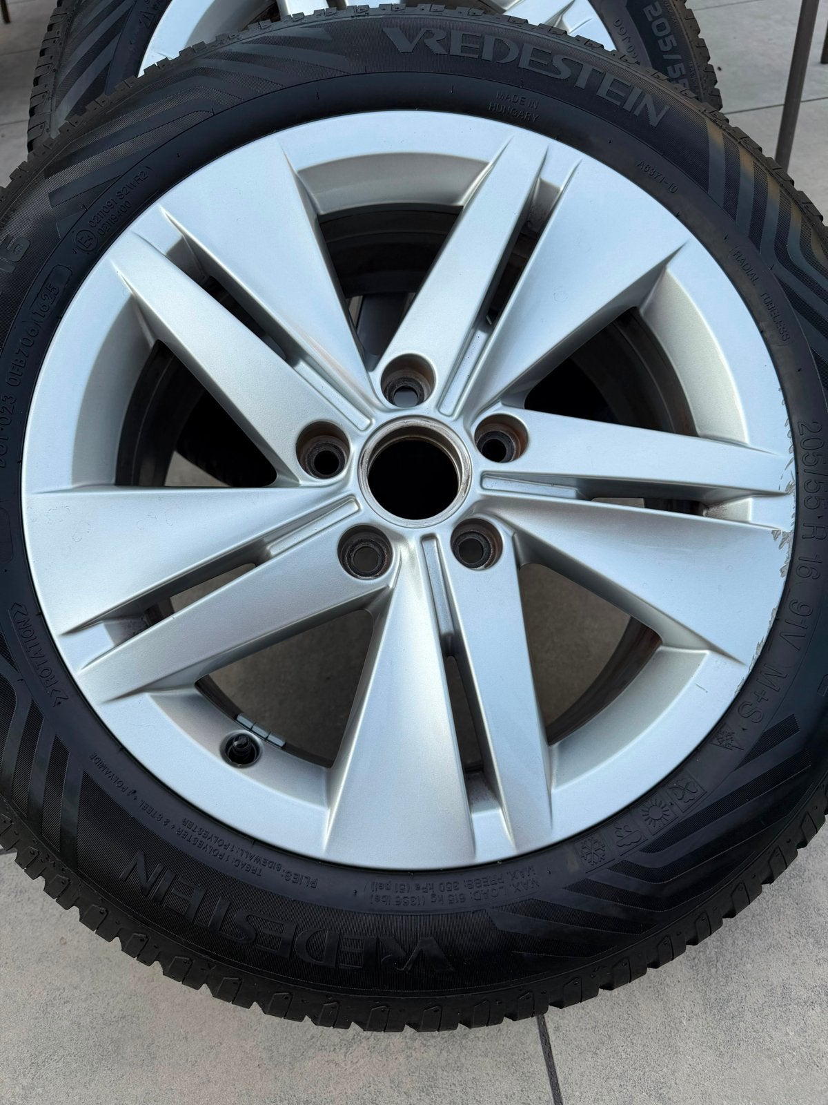 4 All-Season Banden met Velgen - Vrijwel Nieuw, Ophalen, Gebruikt, 16 inch, Banden en Velgen