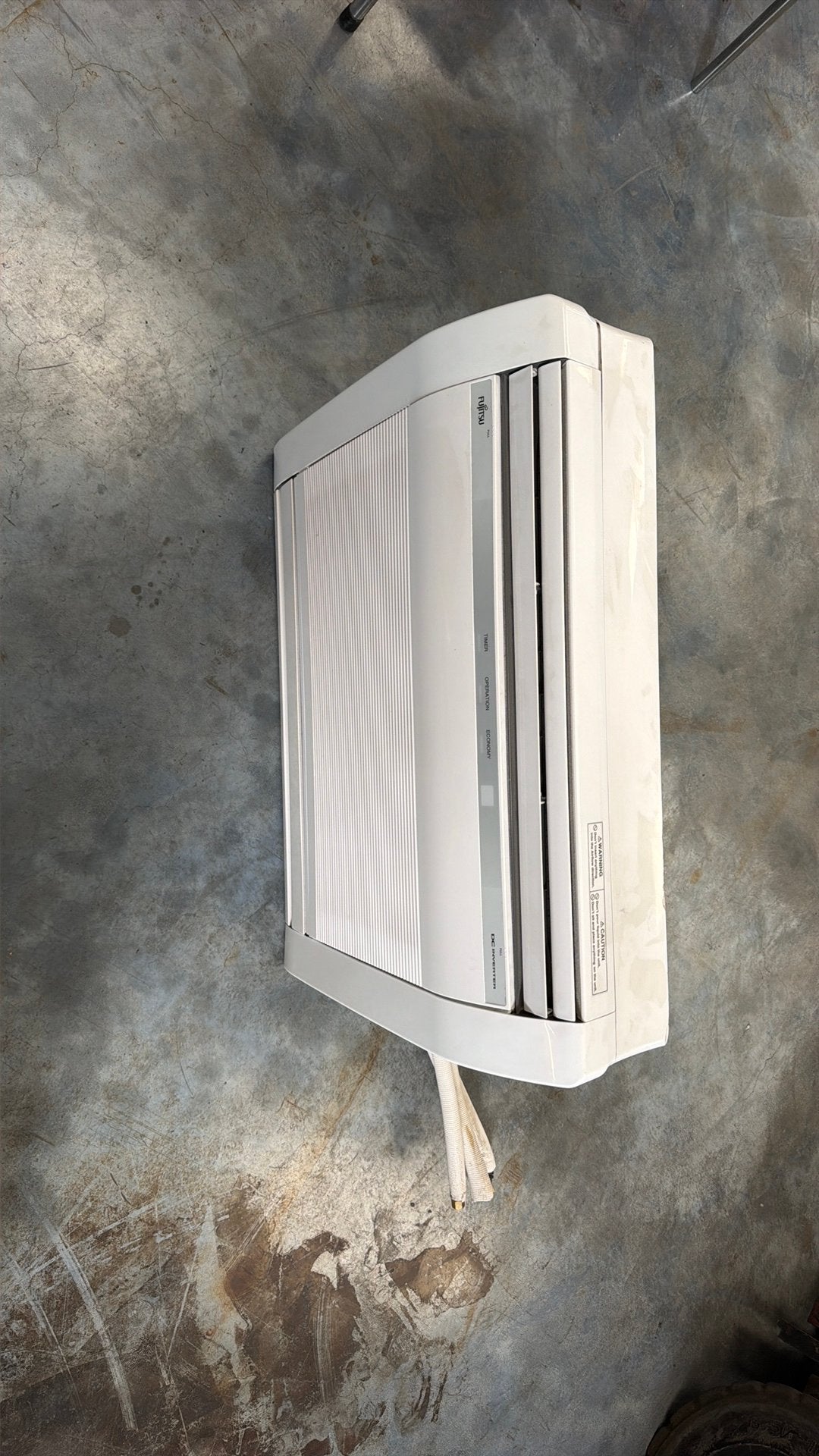 Fujitsu Wandairco AGYG09LLVCA - DC Inverter - Gebruikt, Witgoed en Apparatuur, Airco's, Ophalen, Gebruikt, Minder dan 60 m³, 3 snelheden of meer