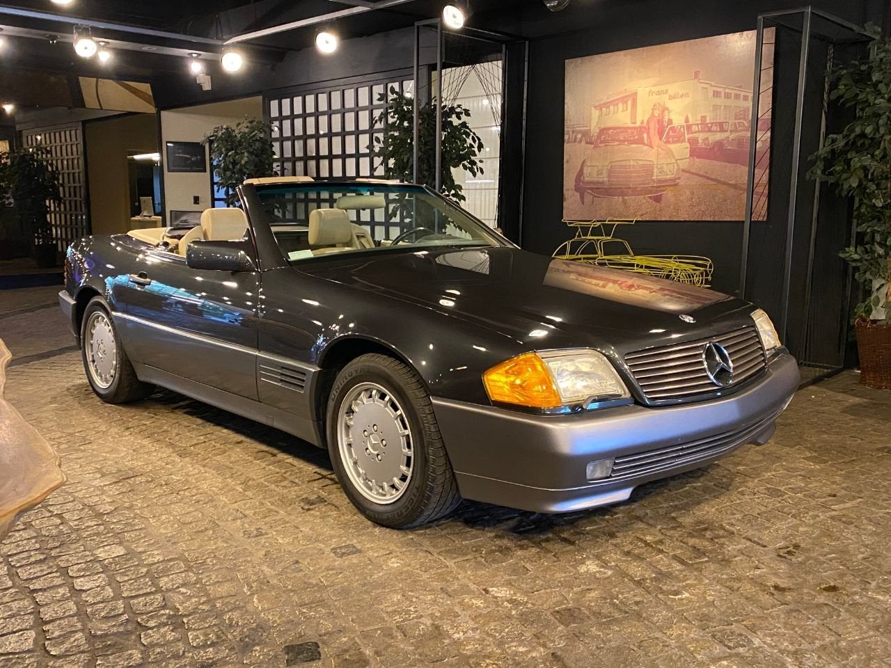 Mercedes-Benz SL-Klasse SL500 R129 500SL - Eerste lak, Auto's, Automaat, 4973 cc, Cabriolet, Zwart